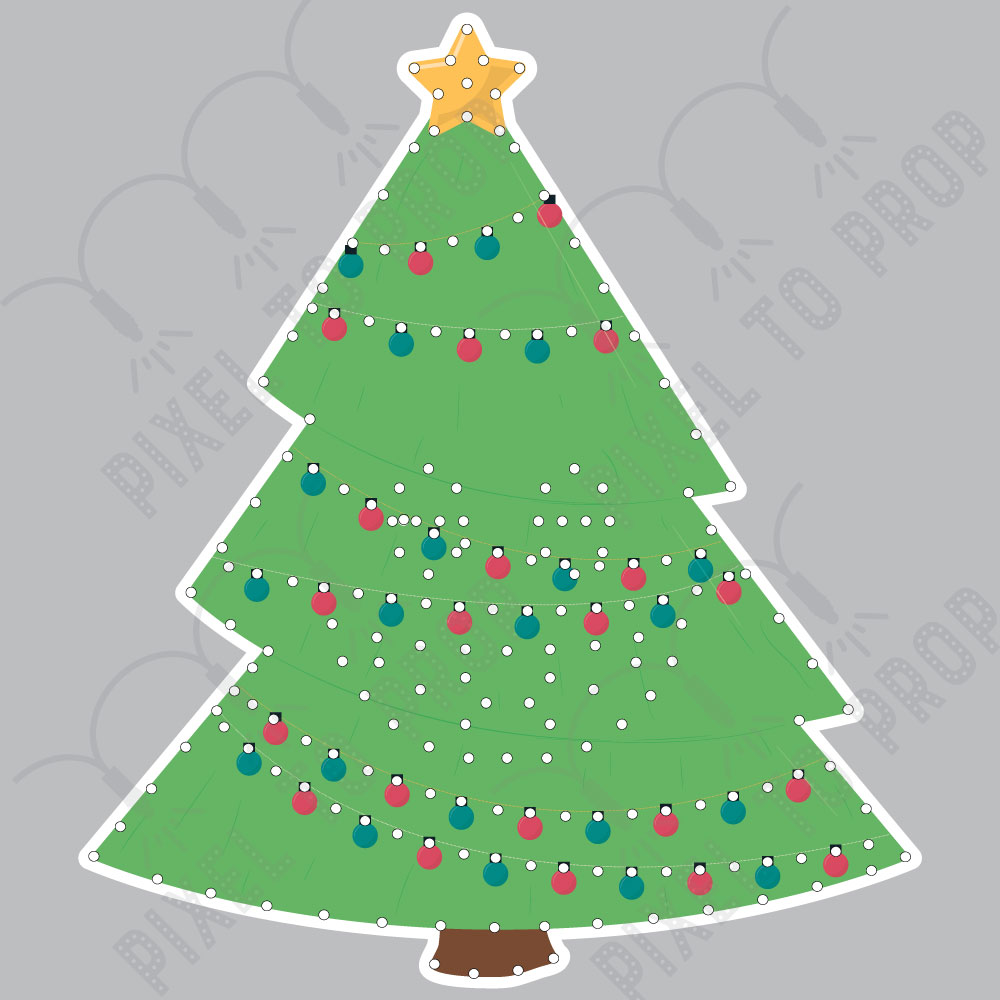 Singing Tree Double Garland Pixel To Prop