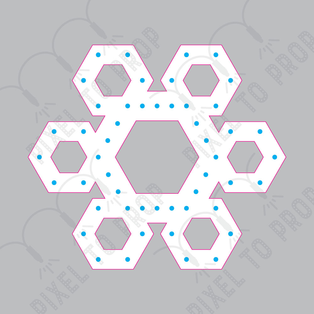 Snowflake EVA Stickers: Pack of 50